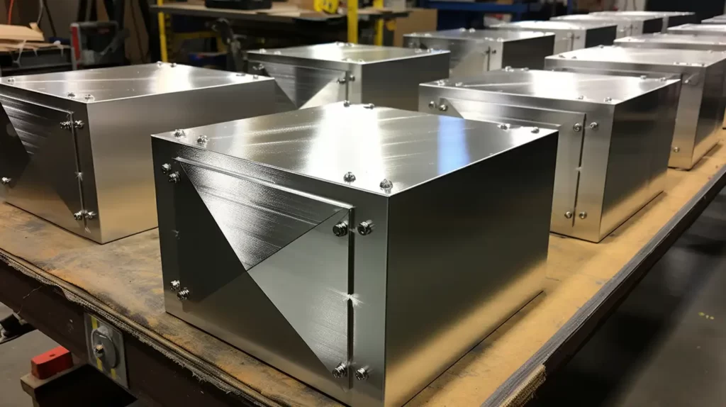 Fabbricazione di scatole in alluminio