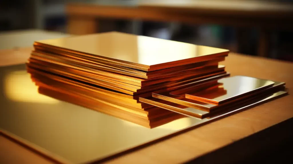 Brass Finishes sheet metal fabricarion