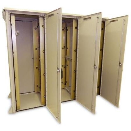 3 Doors Walk in Steel Electrical Enclosure