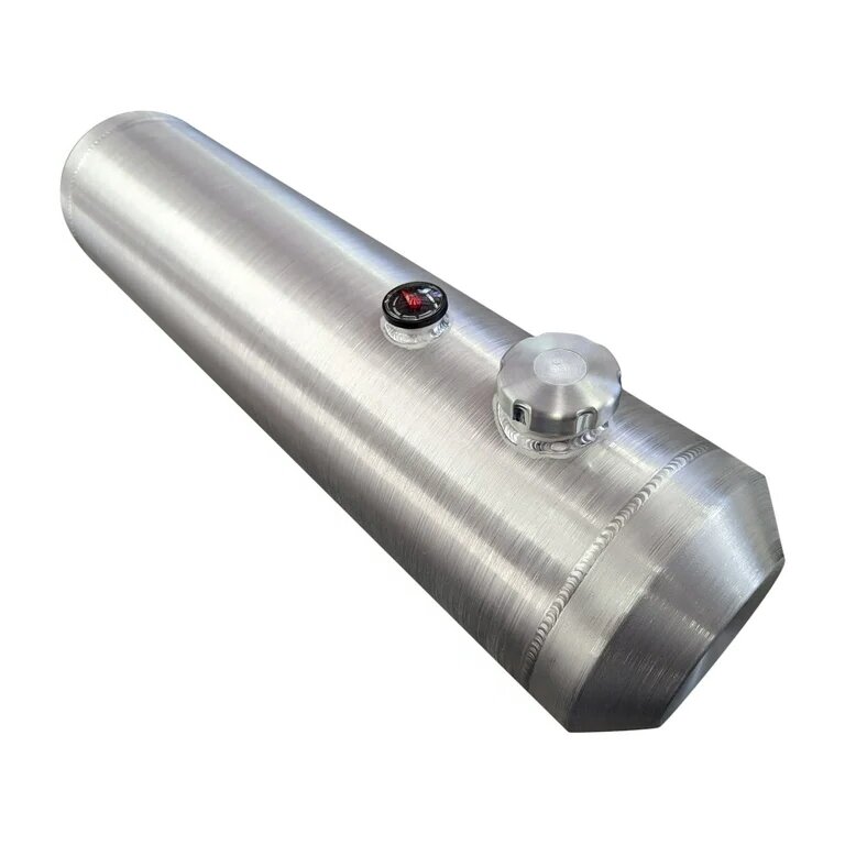 Aluminum End Fills Fuel Tank