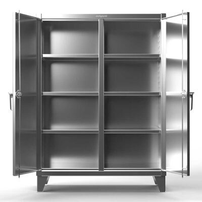 Double Shift Stainless Steel Cabinets