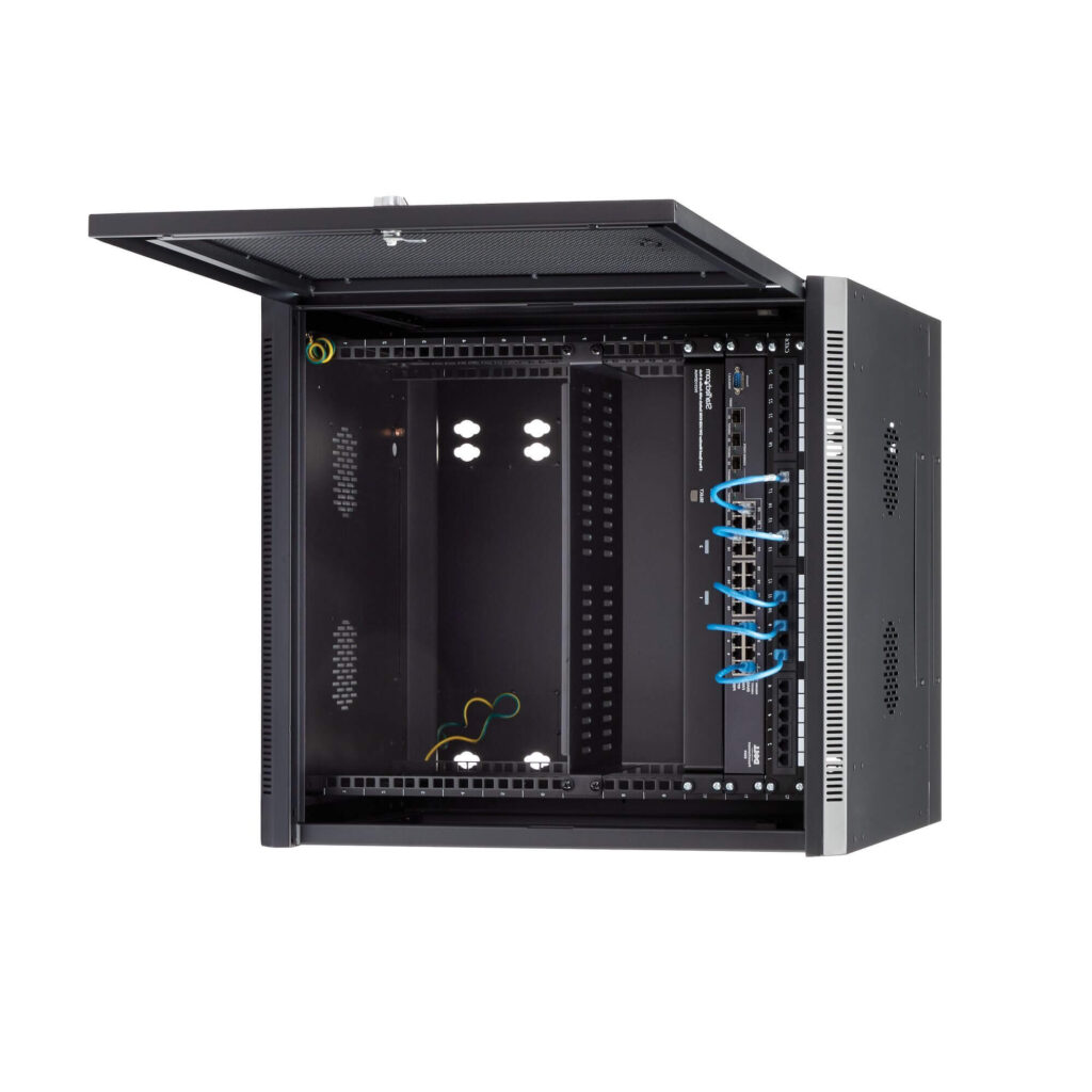Wandmontierter Netzwerk-Rack-Schrank