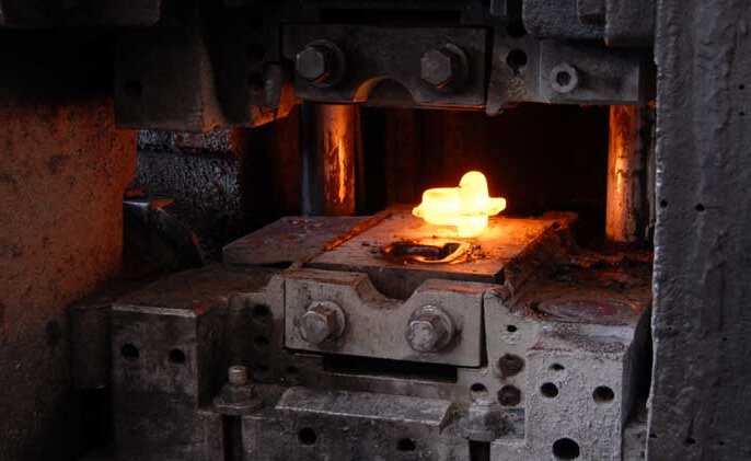 Metal forging
