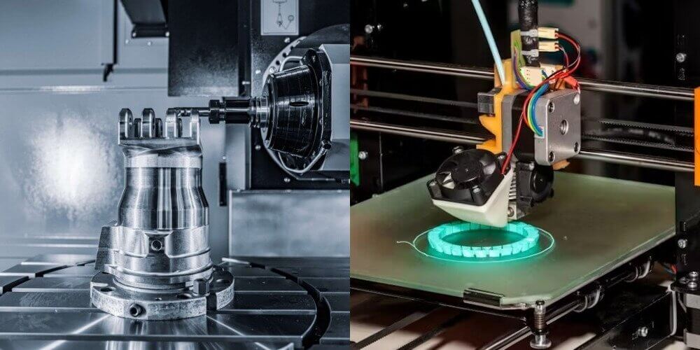 cnc machining vs 3d printing
