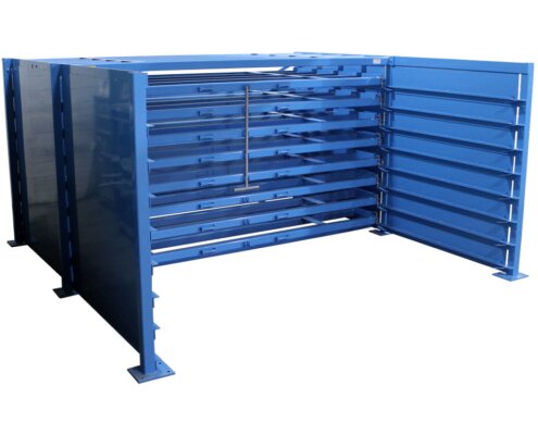 sheet metal storage rack
