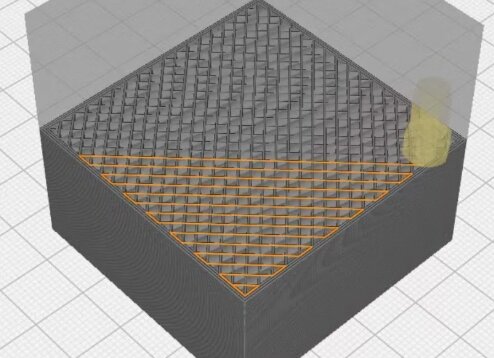 Line Infill Pattern
