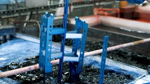 The Anodizing Blue Process for Aluminum