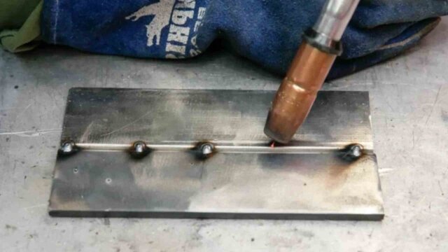 backstep welding technique