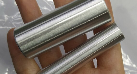 brushed aluminum finish