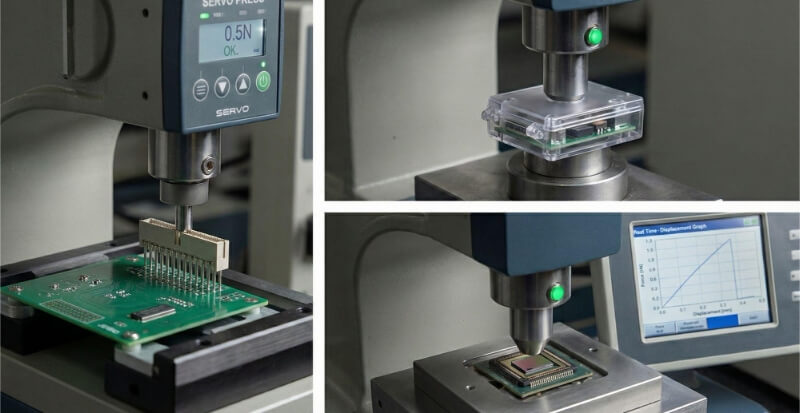 Applications of Servo Press in Electronics Assembly