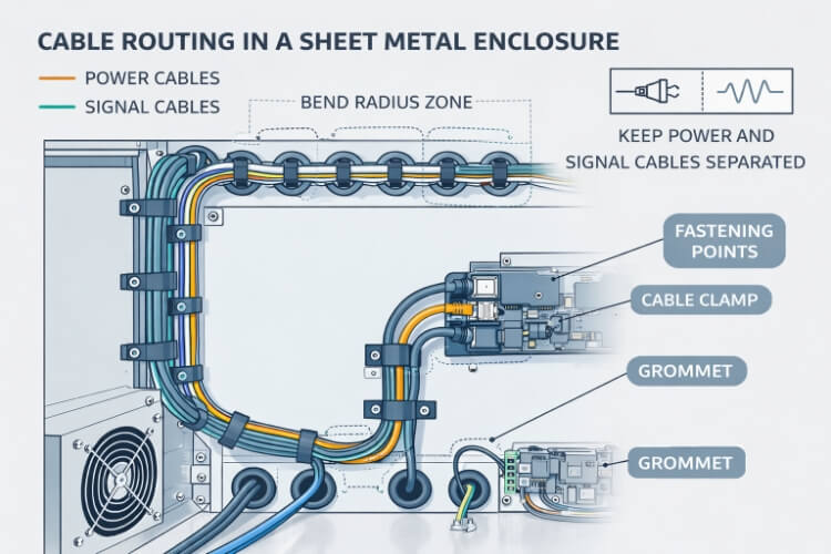 Cable Routing in Sheet Metal Products | Design & Safety