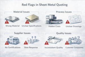 Diagramme de comparaison des processus de fabrication