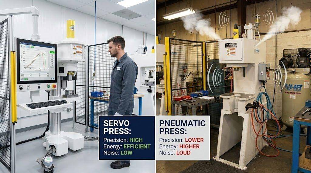 Prasa serwo vs prasa pneumatyczna
