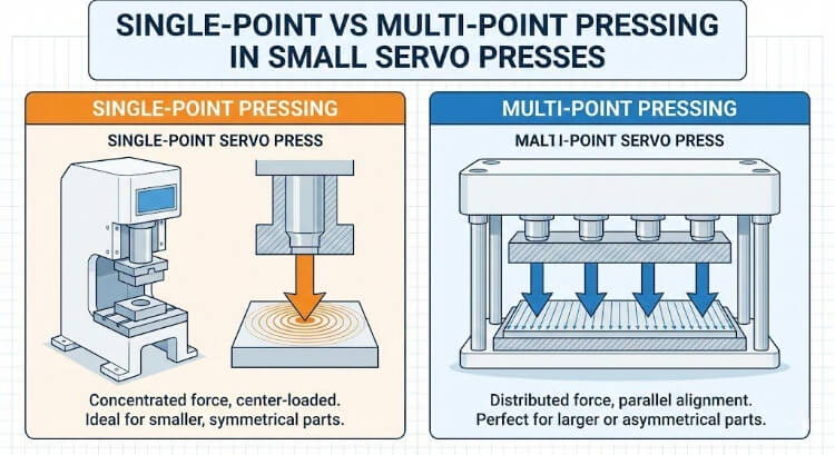 Single Point vs Multi Point Pressing in Servo Presses