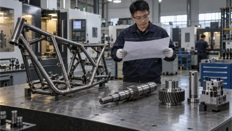 4130 Tubing and 4140 Machined Steel Parts